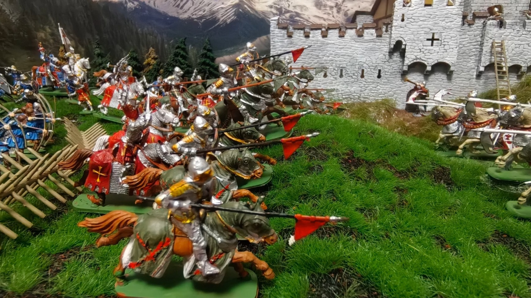 1/72中世纪场景——决战【一个月的战争】