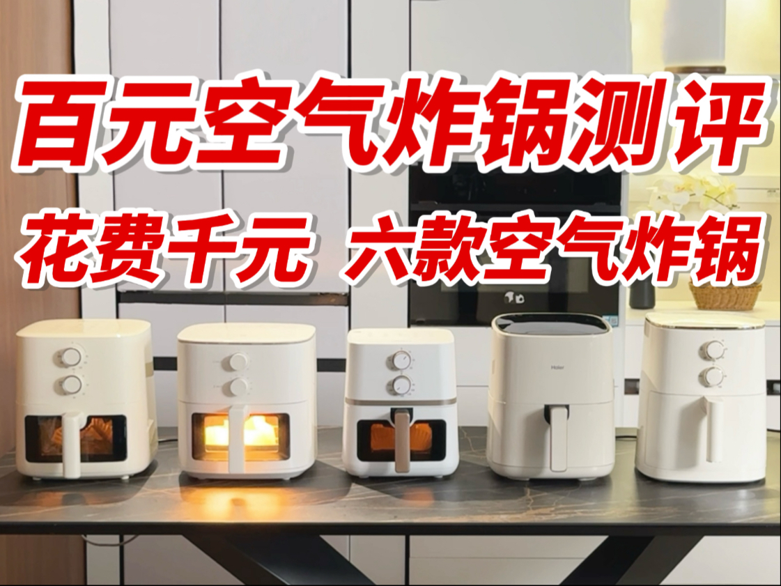 100块就能买空气炸锅？6款200元以内当红空气炸锅测评！简直yyds!