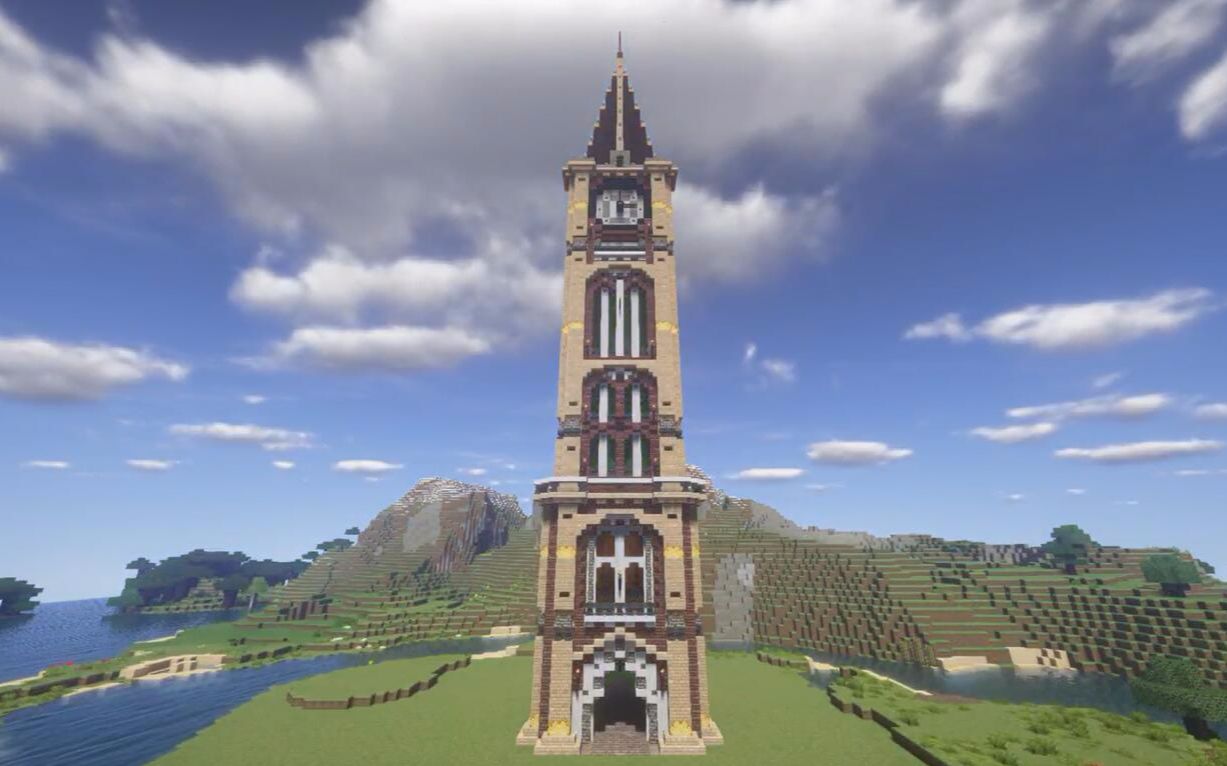 【minecraft】钟楼的建造方法