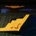 【折纸飞机】美国B2隐形轰炸机（原创），一张方形纸纯折不剪裁。