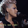 收藏级超经典英文歌 06 P!nk - Try  - Truth About Love - Live From Los Angeles 自制英文歌词高清HD版