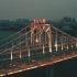 东江大桥航拍，第一次尝试用黑金调色，御2Pro拍摄，东莞高速大桥夜景原来挺不错的！