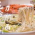 【智贤家今日美食】花蛤刀削面+盐焗虾，一碗热气腾腾的刀削面就能征服整个秋天