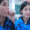 高中女生晒无滤镜下的自拍，全程乖巧可爱甜美温柔，素颜惊艳网友