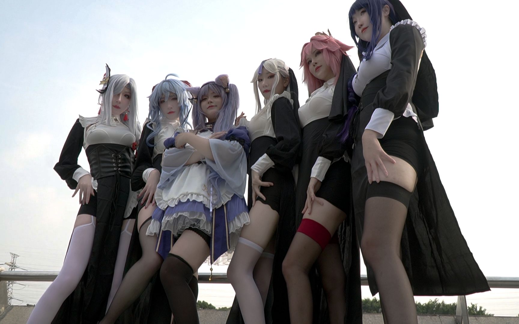 Seeing this group of nuns, I think the Guangzhou Comic Con is great.