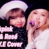 BLACKPINK LISA+Rosé朴彩英演唱会合作舞台L.O.V.E高清直拍！两位小甜豆超甜的！！