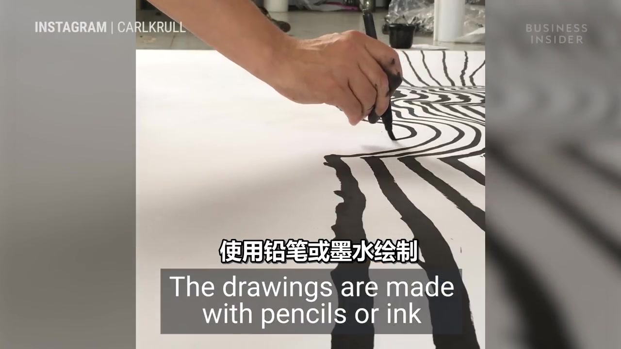 用线条画出来的3d立体画