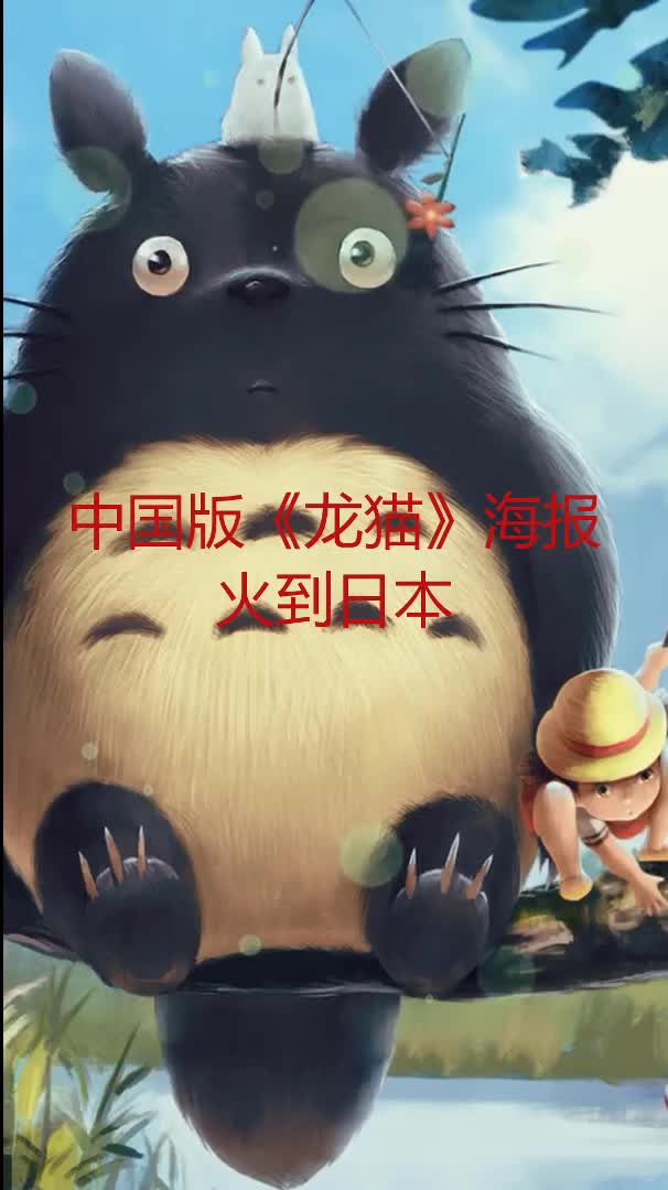 中国版龙猫海报火到日本