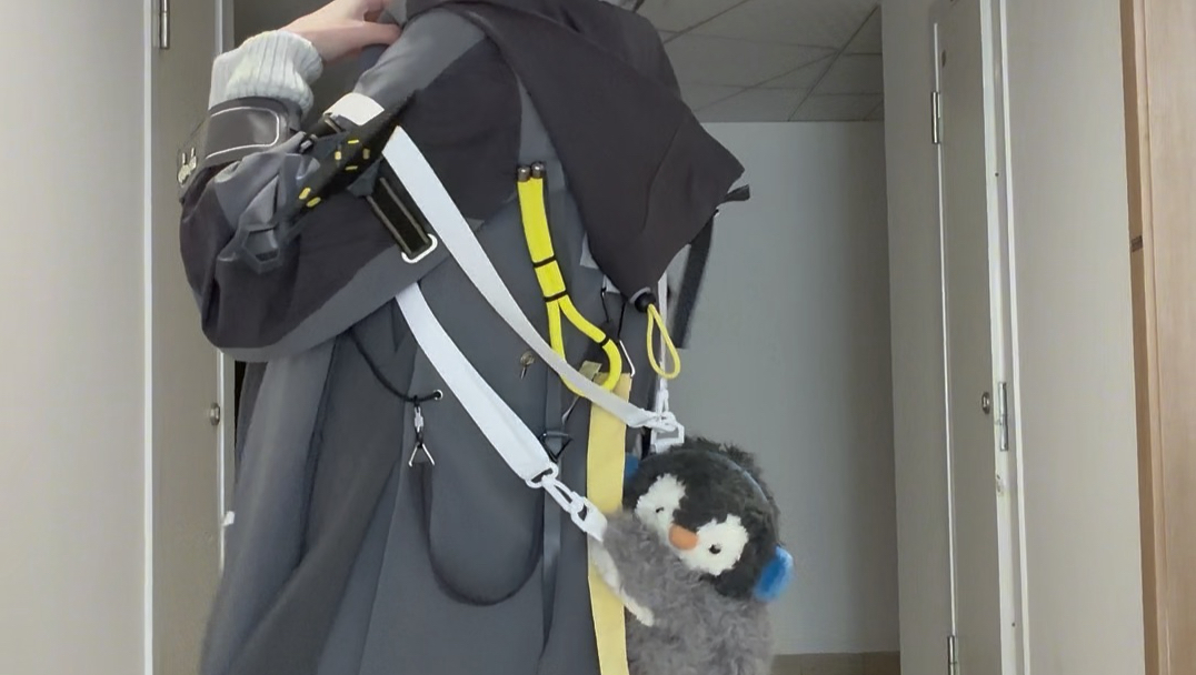 我的小企鹅包包真的超可爱！