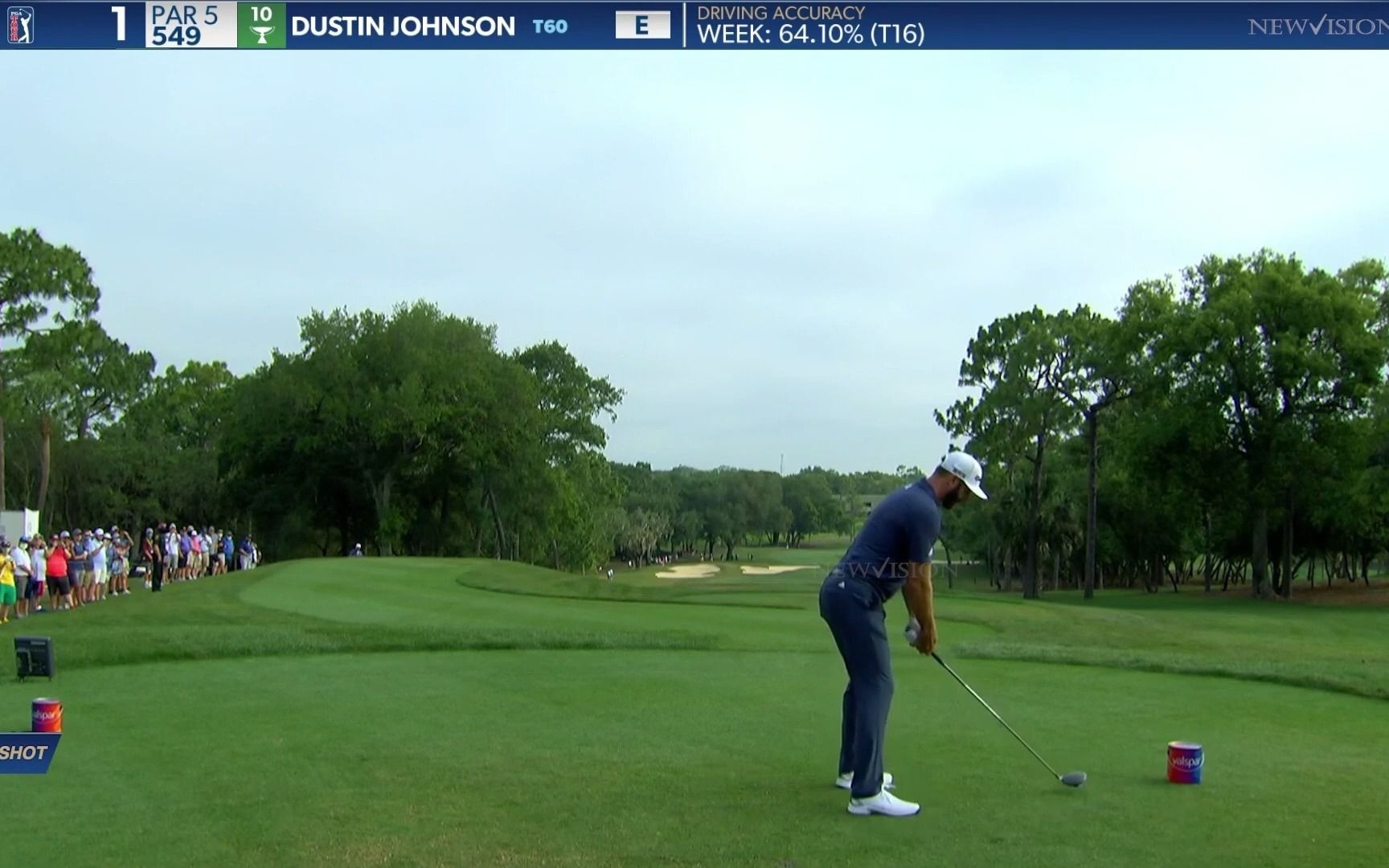 Dustin Johnson Everyshot at Valspar Championship 2021 Final Round_哔哩哔哩