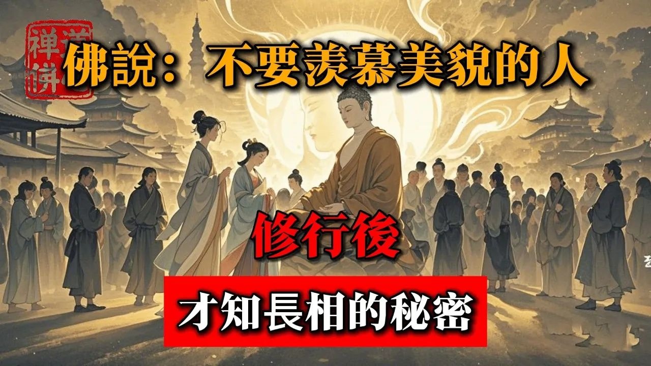 佛說：不要羡慕美貌的人，修行後，才知長相的秘密 #佛教 #禪學 #禪道 #佛教故事 #佛教文化 #修心修行 #禪道佛心 #禪悟人生 #南無阿彌陀佛
