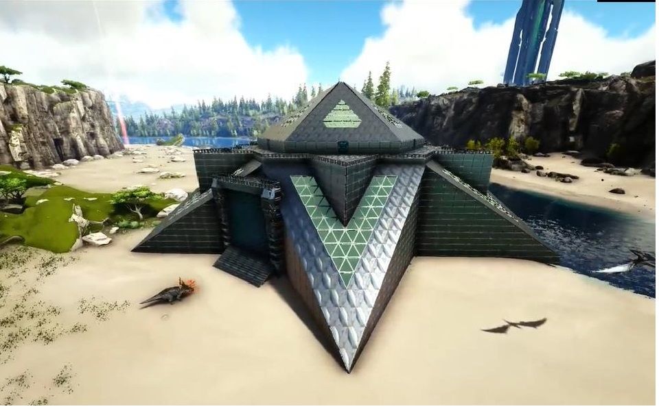 方舟建筑 Ark Tek Star Pyramid 速建 哔哩哔哩 つロ干杯 Bilibili