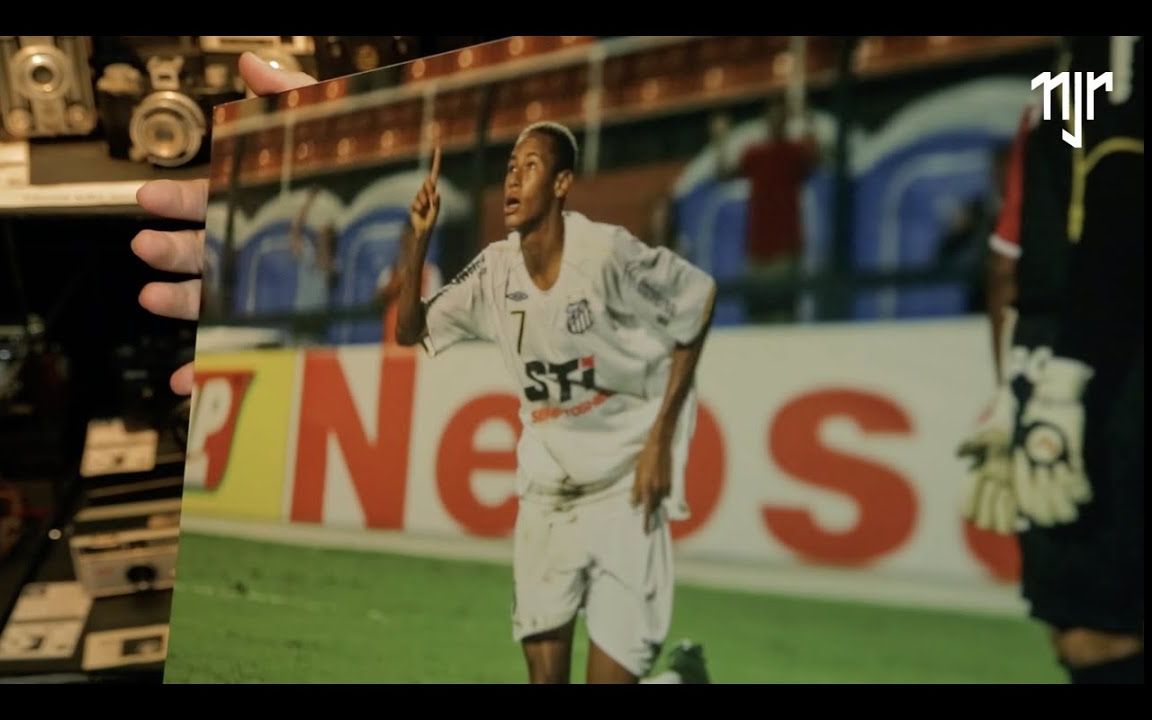 内马尔11年前的第一个进球