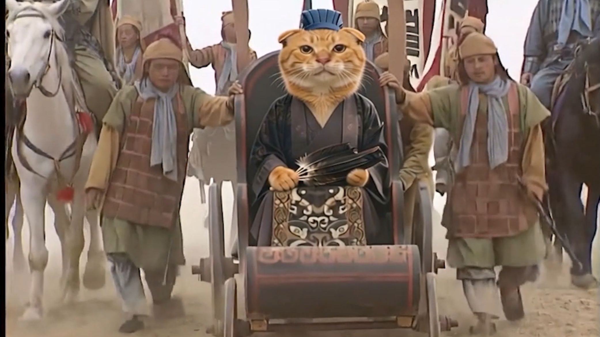 没办法，不让做三国了，只能拉只猫来当丞相了~