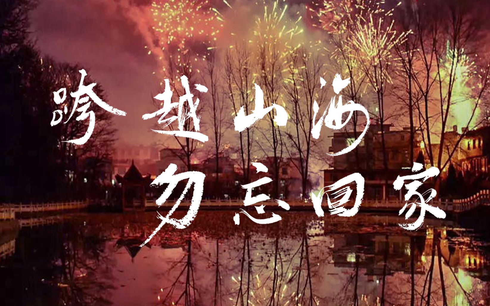 活动作品春节混剪跨越山海勿忘回家