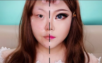 这个样子化妆能变漂亮吗