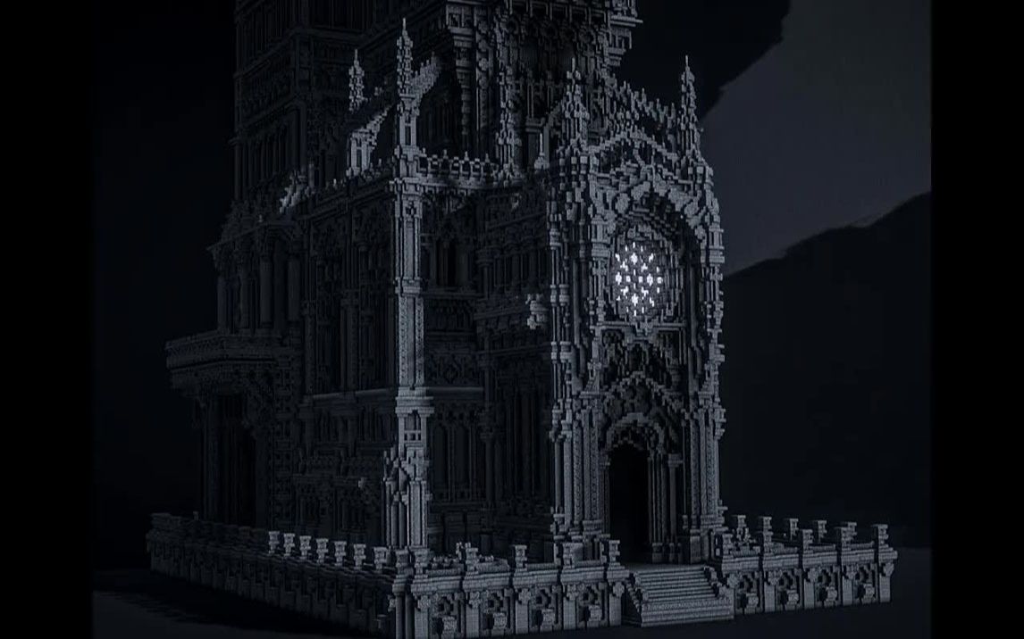 【Minecraft建筑鉴赏】《我的世界》x血源延时🜊 [门西斯大教堂]