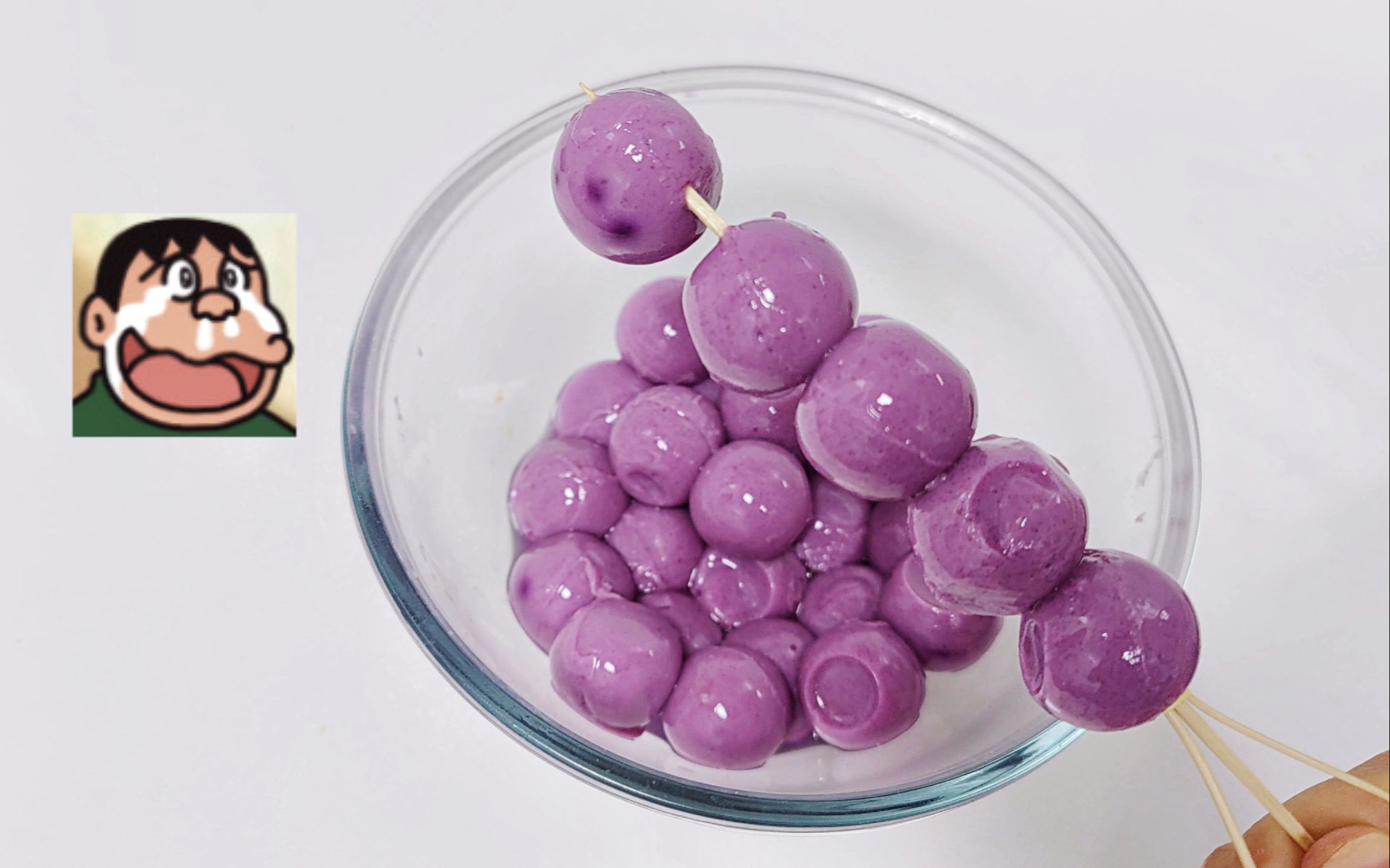 齁 甜 紫 薯 奶 冻