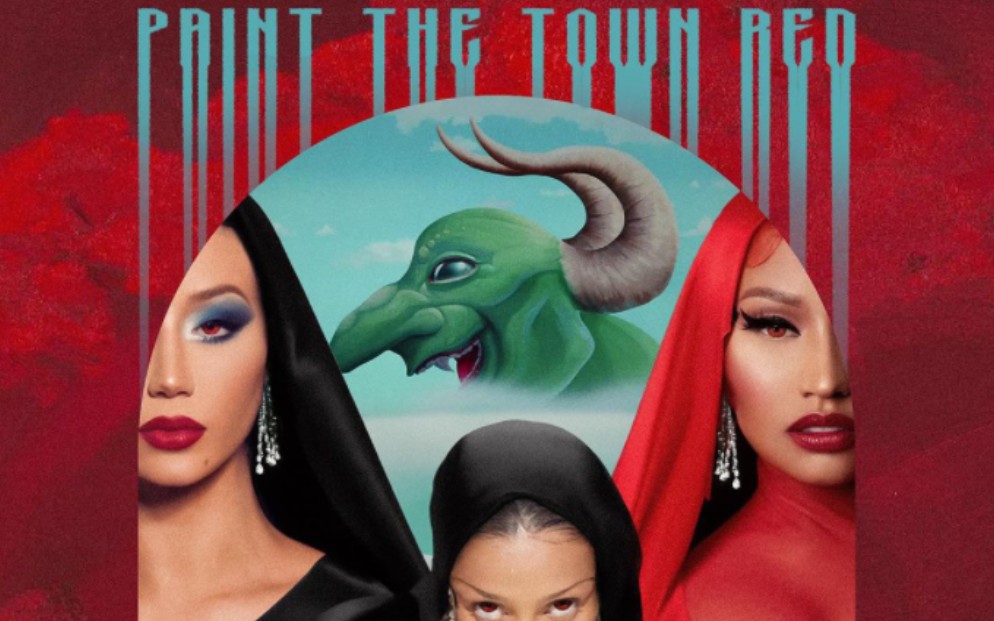 豆荚猫×麻辣鸡=混音Doja Cat - Paint The Town Red (feat. Nicki Minaj & Iggy Azalea)