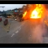 11月7日，四川雅安境内一油罐车发生爆炸燃烧，引燃旁边两辆货车。