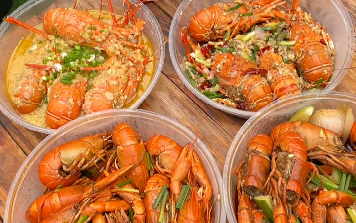 泰国美食：3年来第一次把各种味道小龙虾吃到爽真的太开心