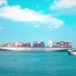 青岛～万吨货轮进青岛港