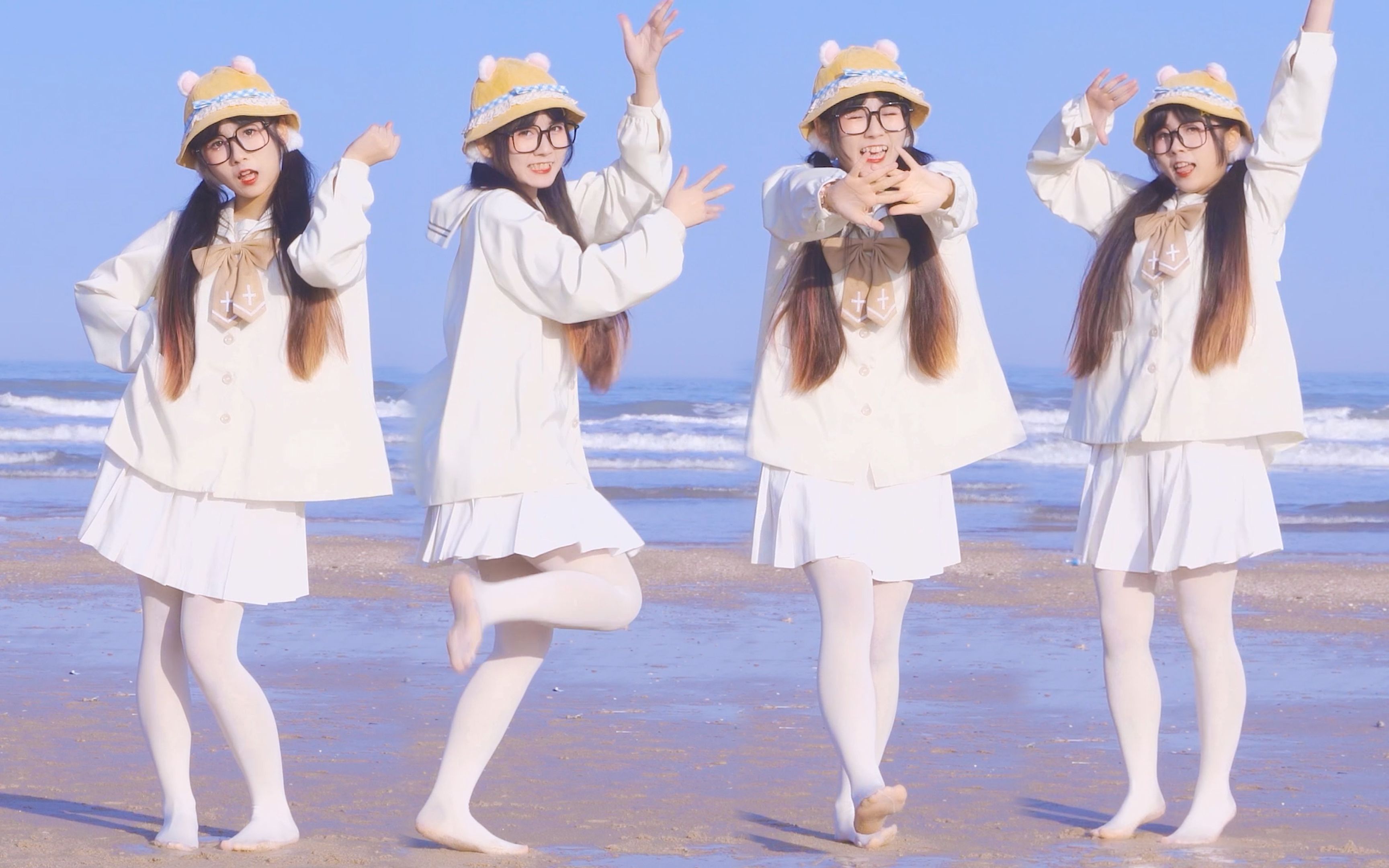Vertical screen fleshy cherubs! Going to the beach together! Heartbeat Spectrum!