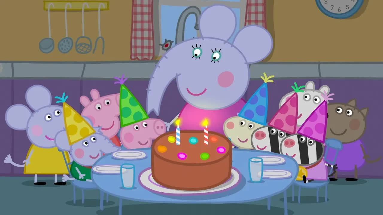小猪佩奇生日快乐 儿童动画片 Peppa Pig Chinese动画