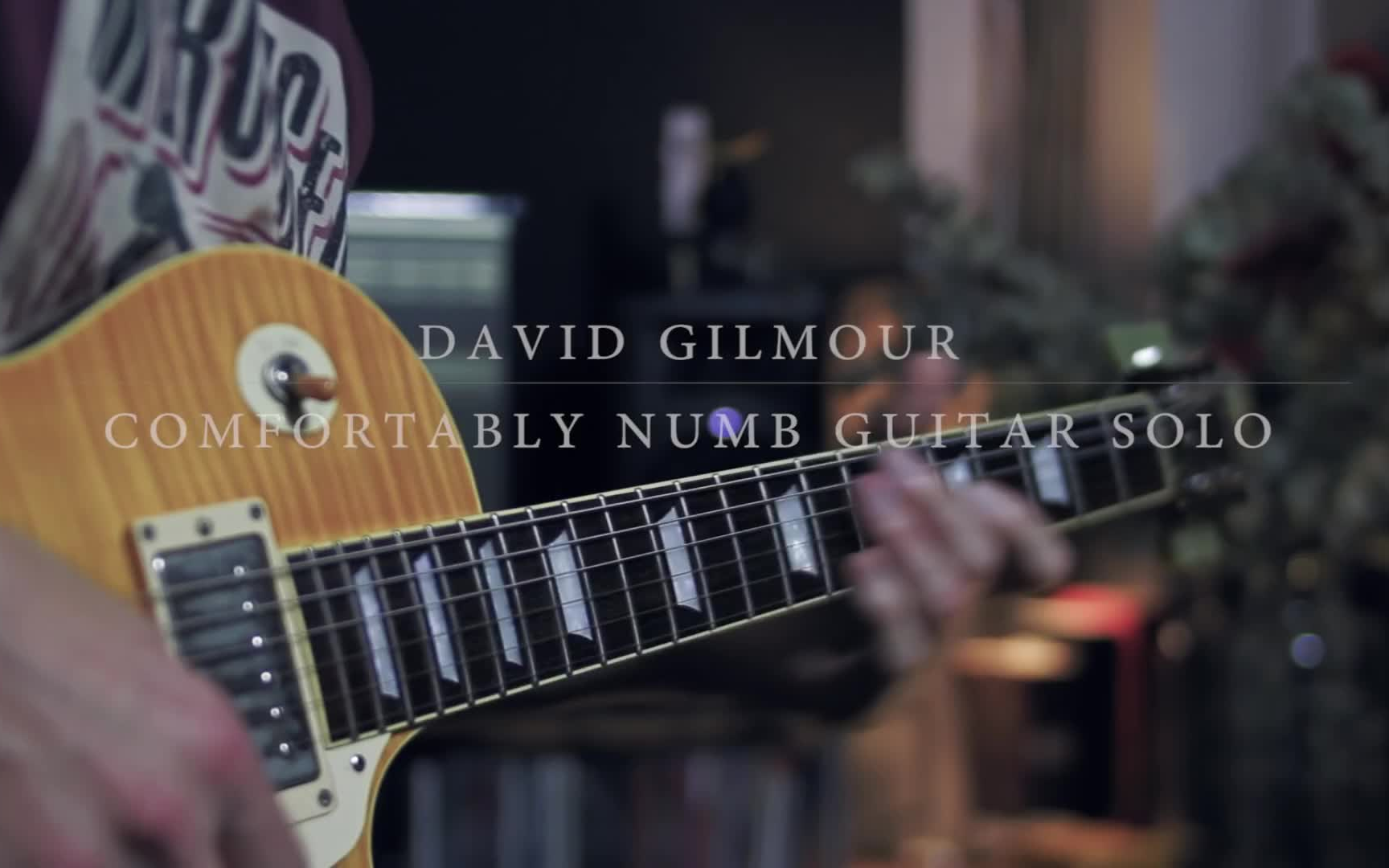 电吉他comfortablynumbdavidgilmourguitarsolocoverbydesafinados