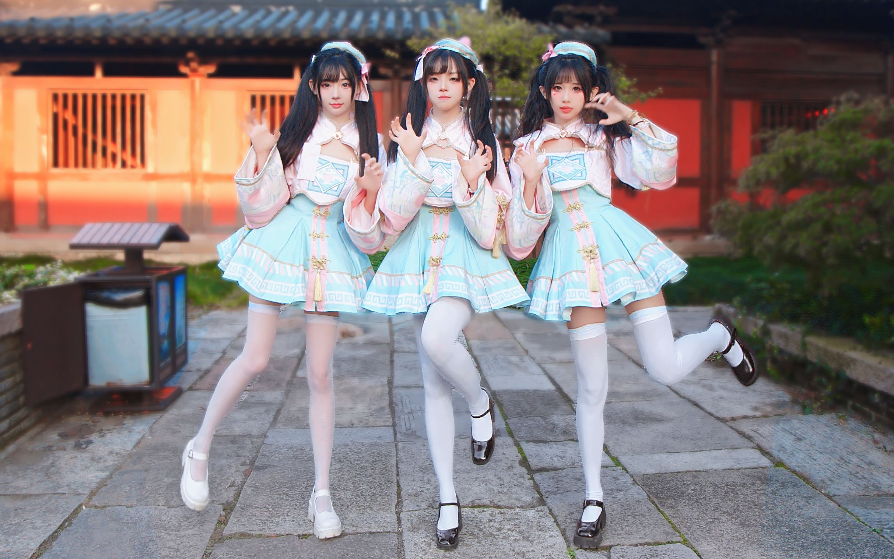 哇塞，三只粉色小僵尸~你想带走哪只？