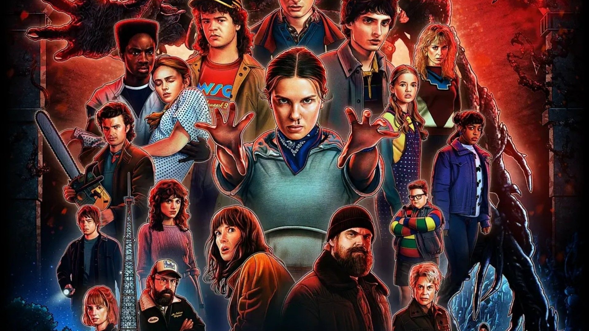 【怪奇物-语 全五季】4K超清未删减完整版 reaction