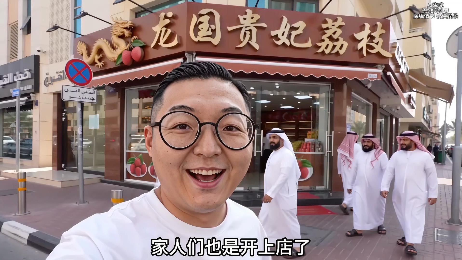 90后奶爸创业勇闯沙特阿拉伯卖荔枝