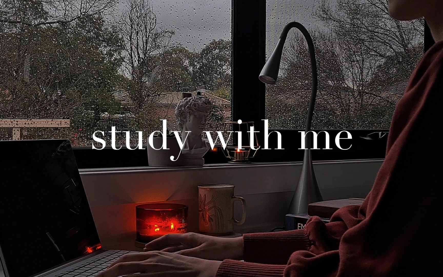 study with me | 雨天窗边自习室 | 沉浸式实时陪伴学习 | 雨声背景 | 一起做杯咖啡，专注学习一小时吧 | 高效学习 | 治愈白噪音