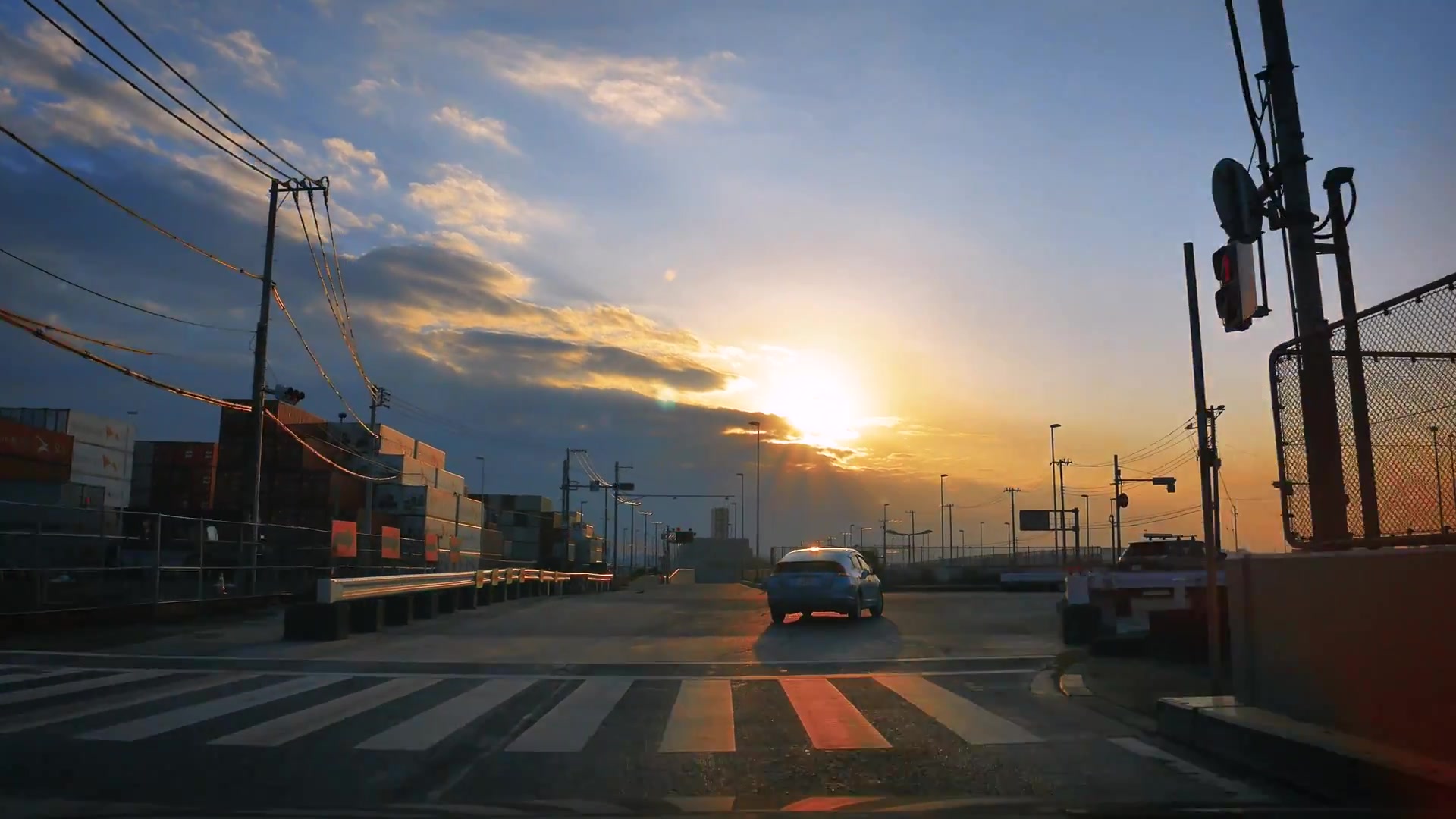 【bgm drive】夕阳drive 东京 中央防波堤外侧埋立地→台场