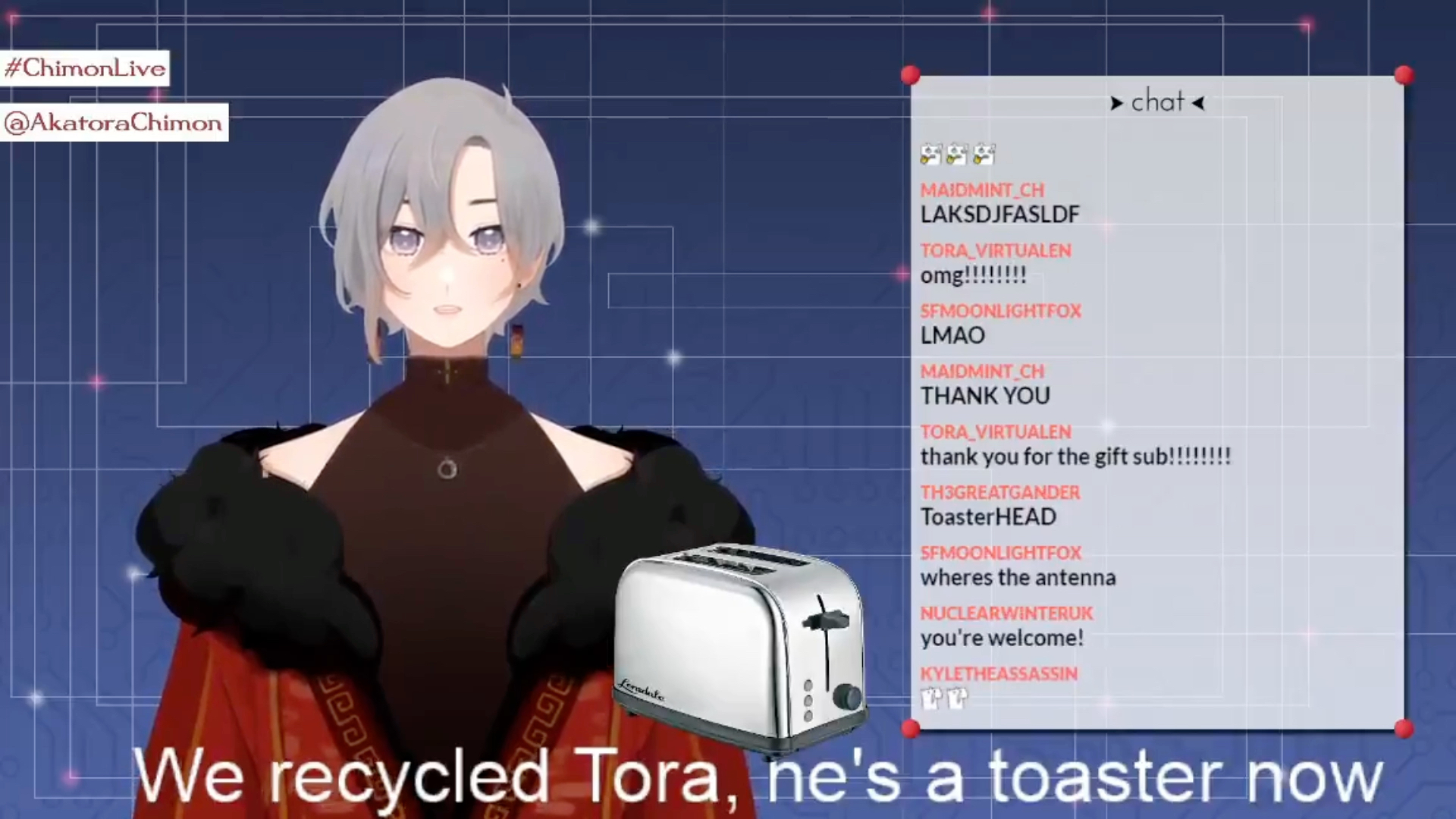【chimon】回收tora成了烤面包机