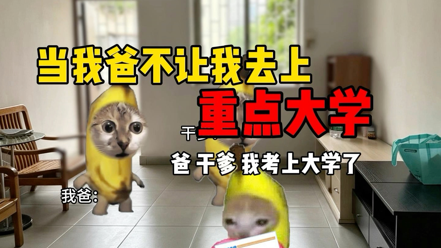 当我爸不让我去上重点大学