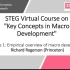 CEPR STEG course: Lecture 1 - Empirical overview of macro de