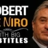 【英字名人演讲】Robert De Niro 激情带给我们的总是胜过常识