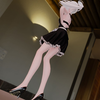 【布料解算/EEVEE】14岁的弱音小女仆，主人，先吃饭？先洗澡？还是
