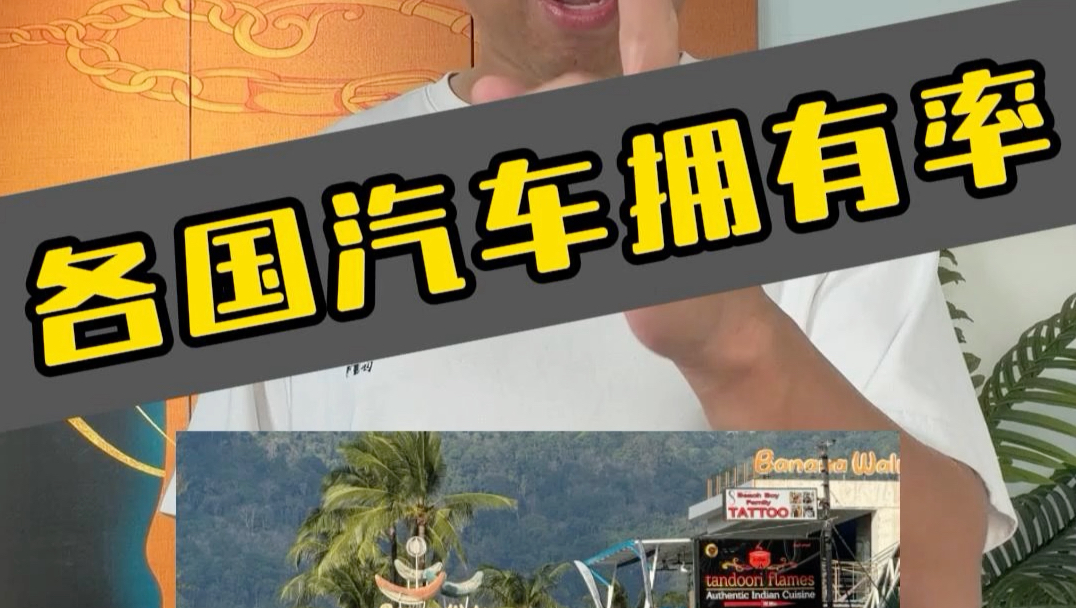 世界各国汽车拥有率#汽车 #汽车知识分享