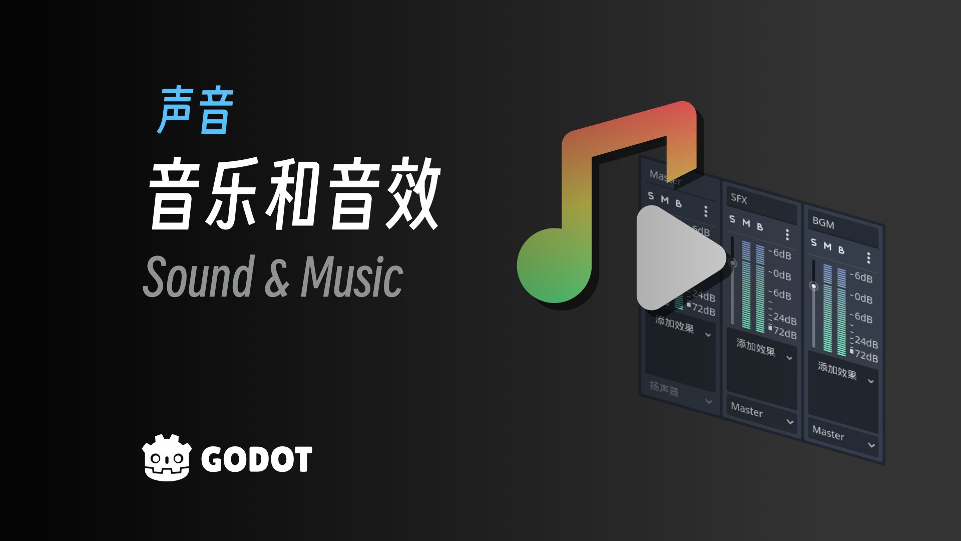 如何设置音乐和音效｜Godot 4 教程《勇者传说》#22