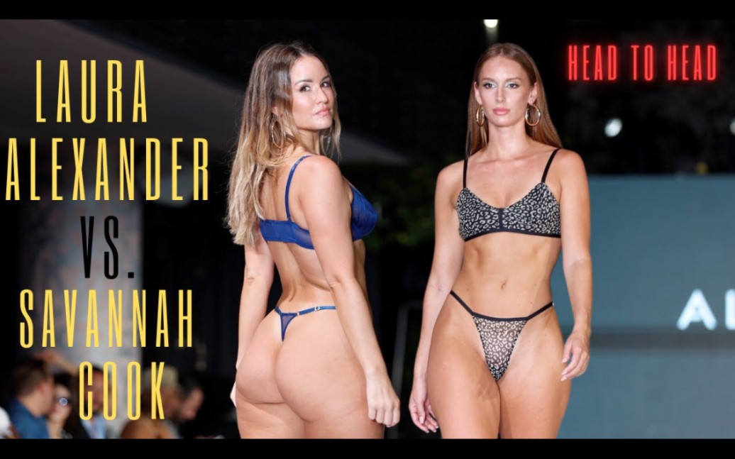 Laura Alexander and Savannah Cook / Miami Swim Week 2023