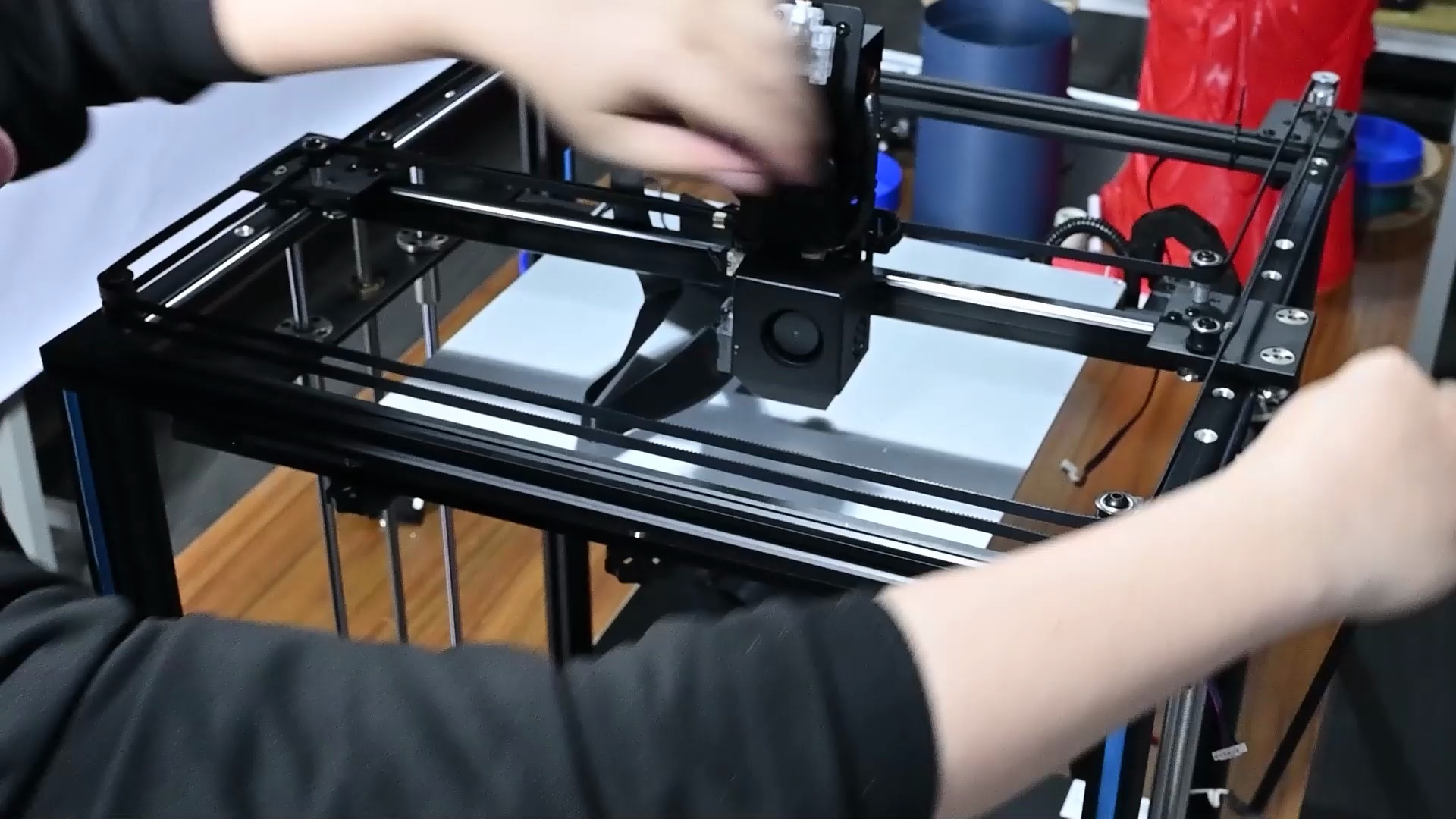 中大型3D打印机X5SA+X5SA_PRO换打印头+更新固件教程+打印
