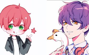 【拜无忧】萧忆情&西瓜 双声道合唱 瓜鹅合唱依旧是考验耳力和真爱的