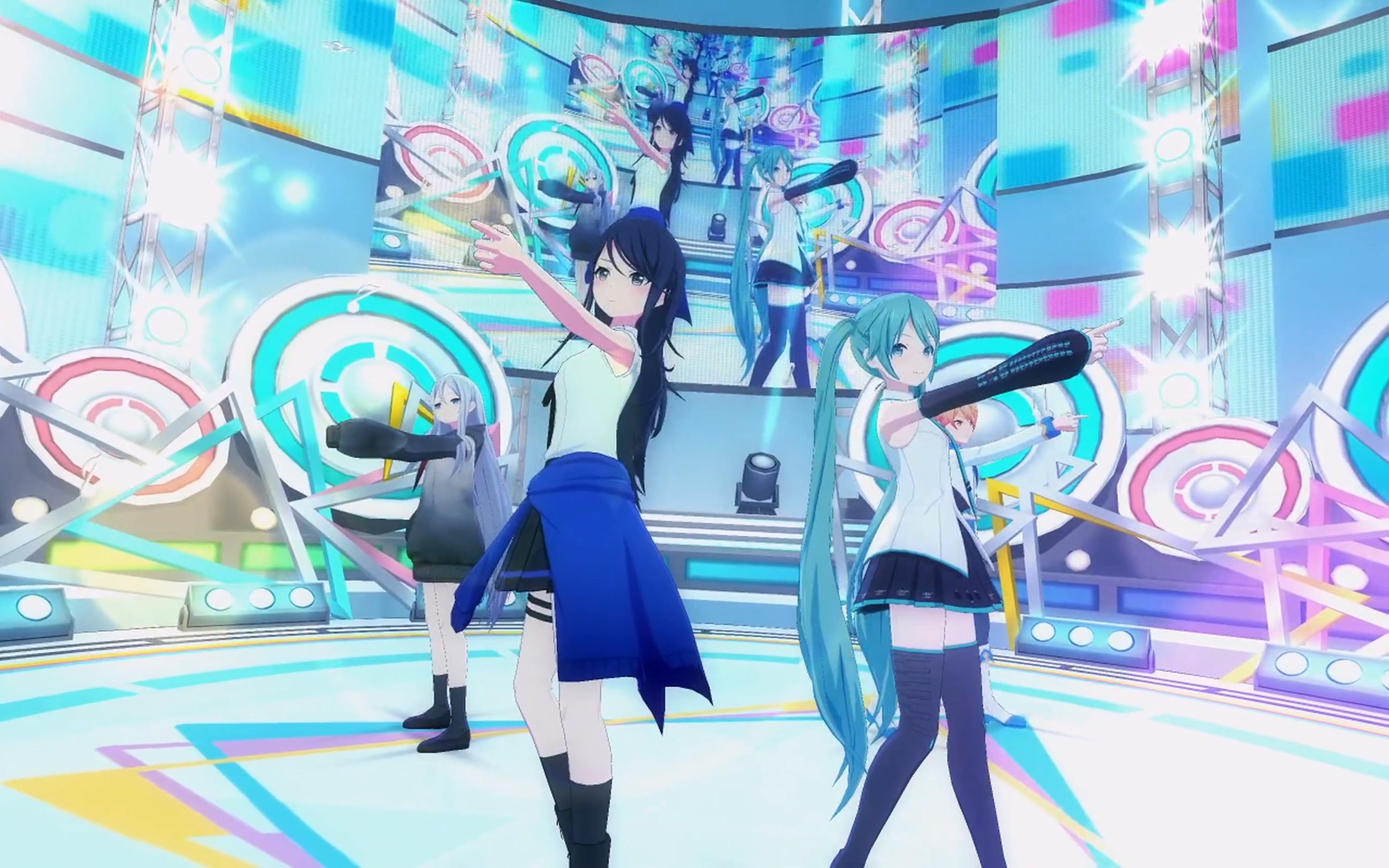 【世界计划多彩舞台 游戏主题曲】セカイ（世界）【3DMV／『世界计划 多彩舞台』主题原创曲 SEKAI ver.】