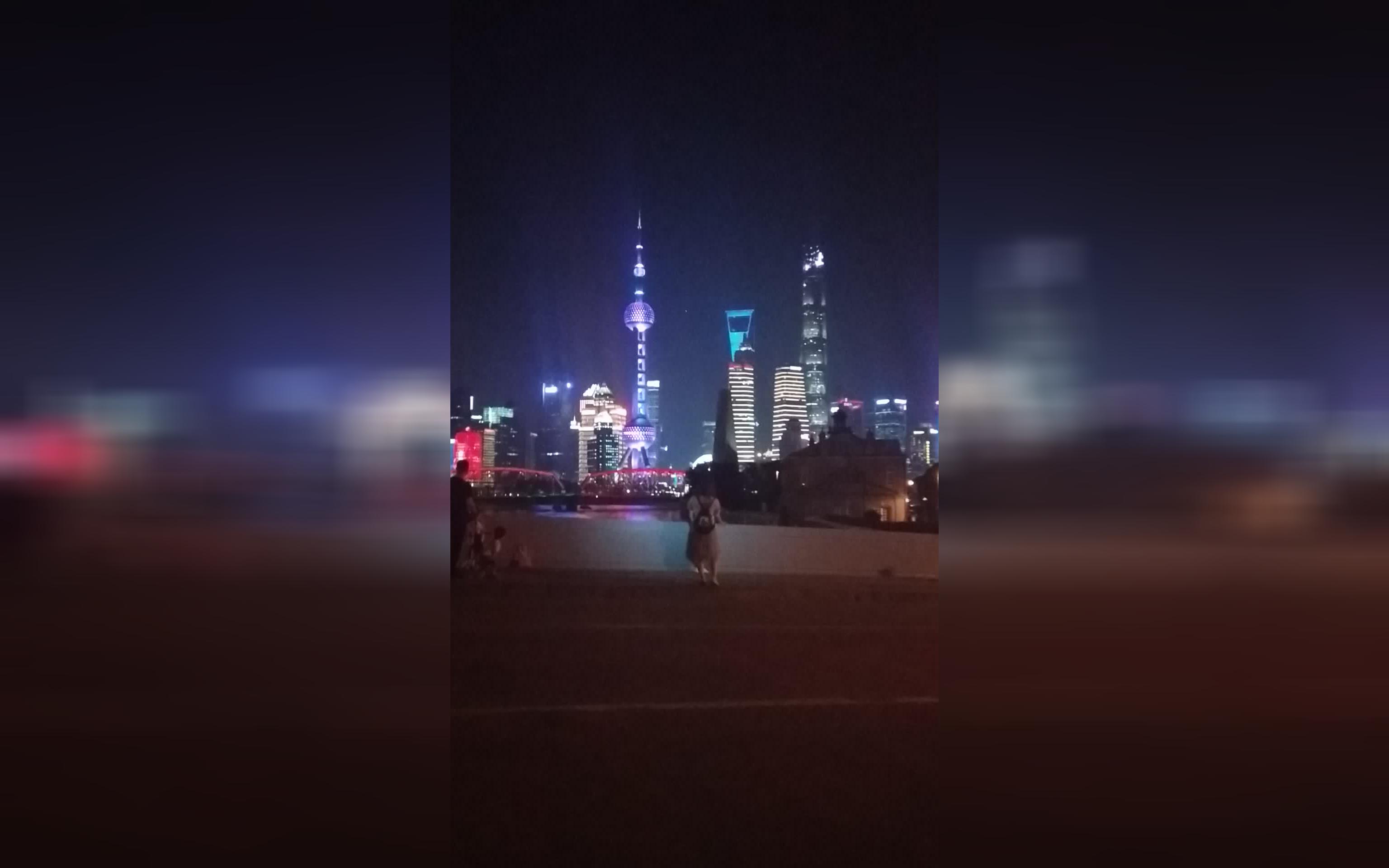 伤感的 上海黄埔夜景