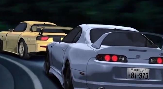 [头文字d5 mv fd3s vs supra