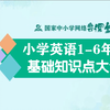 【小学英语知识】小学英语1-6年级基础知识点名师讲解，小学英语知识点小学英语单词汇语法，小学英语做题技巧，小学英语写作文，小升初英语基础知识大全