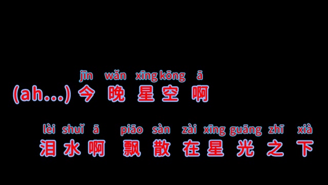 回る空うさぎ/月兔在空中回旋 中文版歌词 付拼音