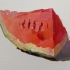 【水粉色彩】画一片你爱吃的西瓜……